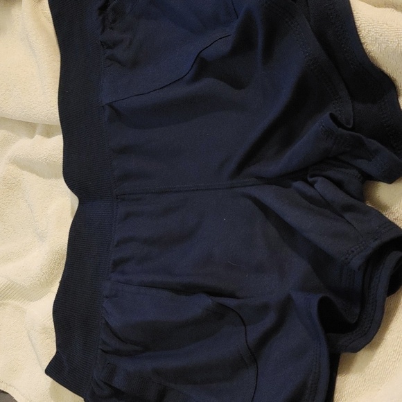 NWOT Athletic Works Navy Blue Elastic Waist Shorts w Pockets. Large - Picture 7 of 7